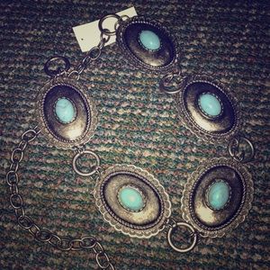 Women’s Turquoise Concho Belt